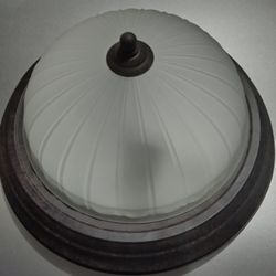 Frosted Glass Ceiling Light Fixture 