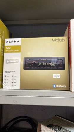 Infinity alpha single din stereo on sale for 59.99