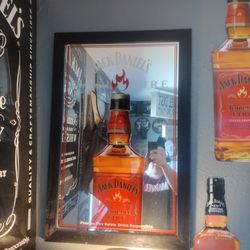 Jack Daniels Fire Mirror