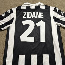 1999/2000 Juventus 'Zinedine Zidane #21’ Soccer Jersey