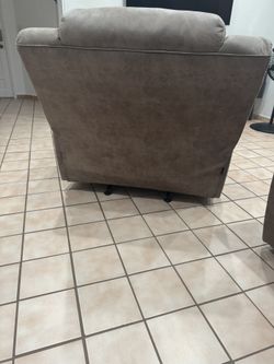 Sofá Recliner Reclinable Microfibra