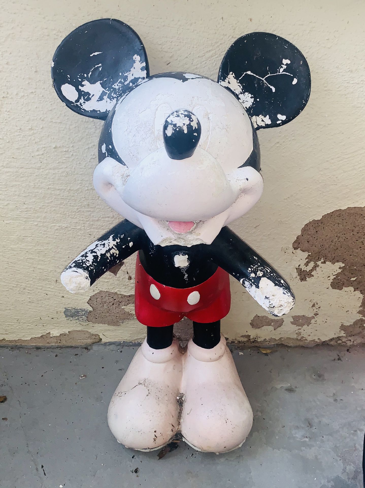 VINTAGE Antique *Mickey Mouse* Original Statue Walt Disney Figurine