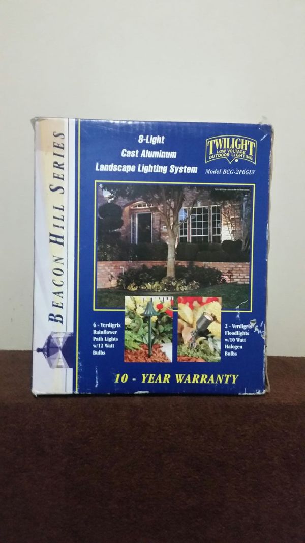 Twilight Low Voltage 8 Light Cast Aluminum Landscape Lightning Twilight Low Voltage 8 Light Cast Aluminum Landscape Lightning System For In Greenville Sc Offerup