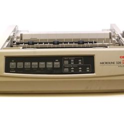 OKI Microline 320 Turbo 9 Pin Dot Matrix Printer D22800A USB Parallel Port