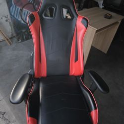 Gaming Chair Red Black 