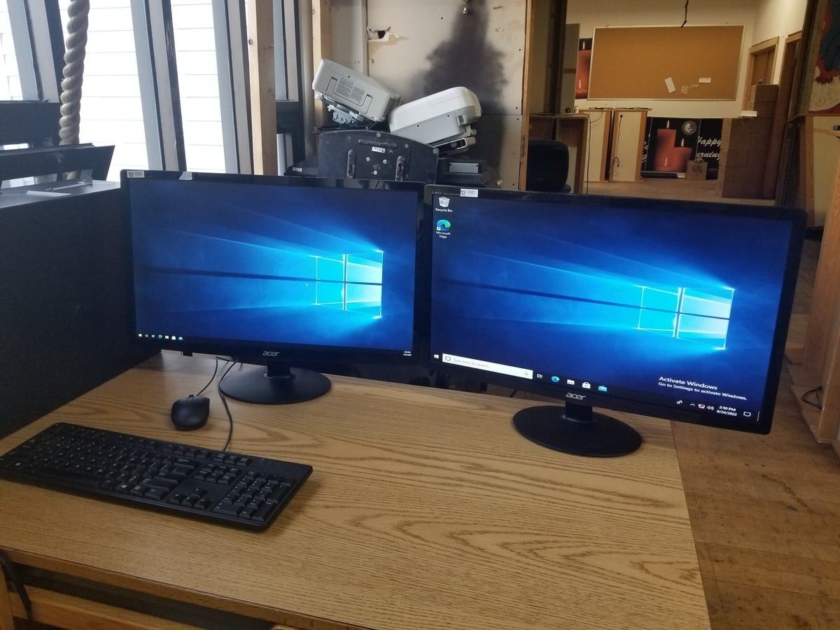 DUO ACER24' WIDE SCREEN MONITOR WITH FULL LED (INV. DP1004)