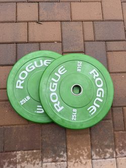 Rogue Fitness Bumper Plates 25LB X2 