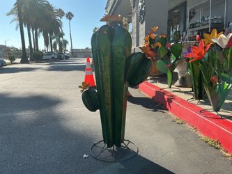 💥nopal de metal decoración