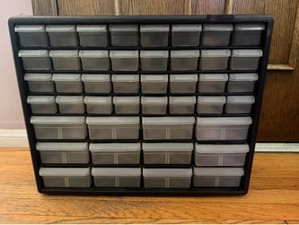 44-Drawer Plastic Parts Storage Cabinet