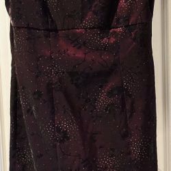 Beautiful Dress by Guess Dark Purple with Glitter size 11 New