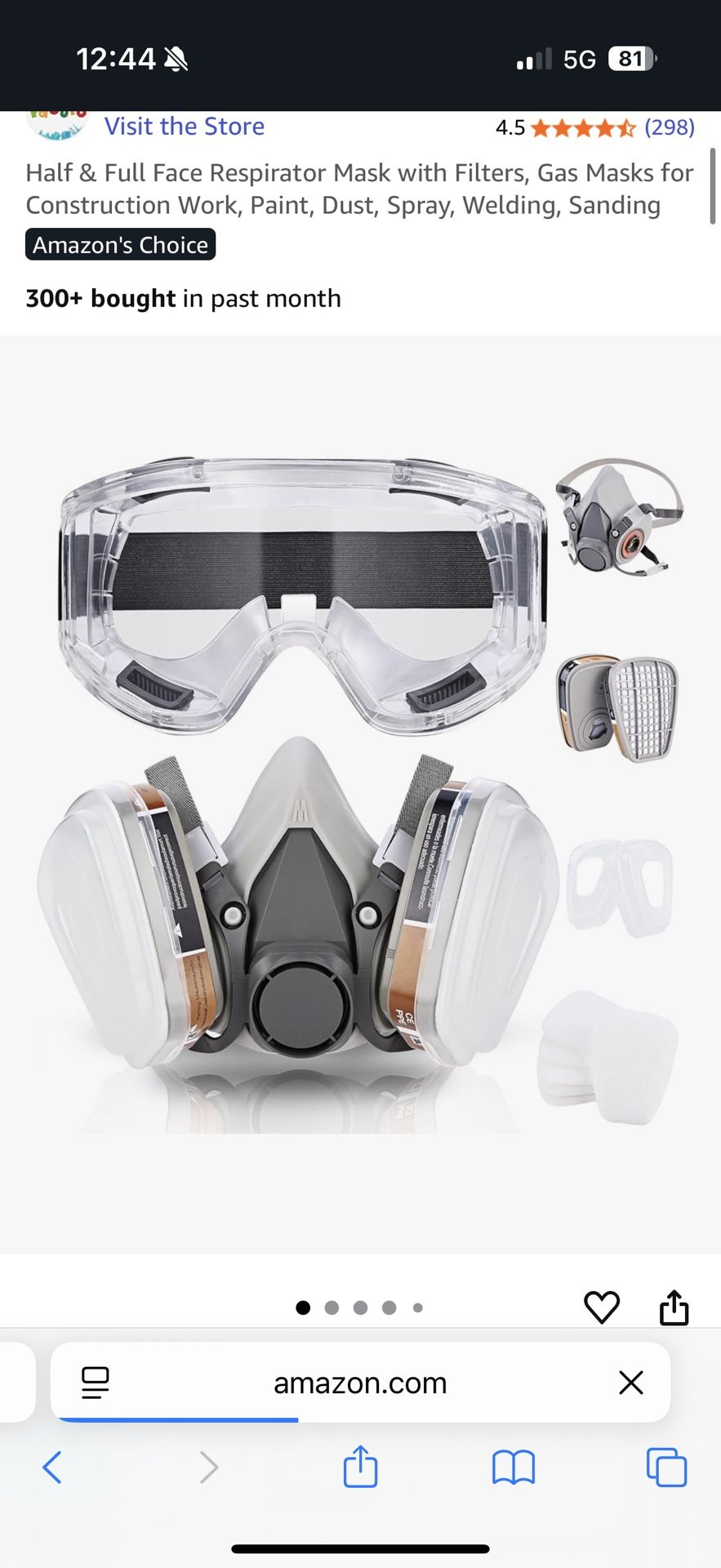Raspirator Mask With Filters