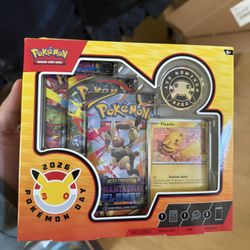 Pokémon Mega Evolution Phantasmal Flames 2026 Box Promo Pikachu Boosters Coin