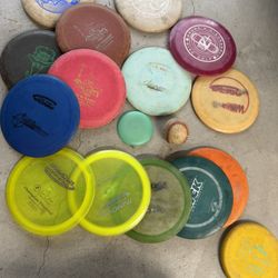 Disc Golf Discs And Backpack