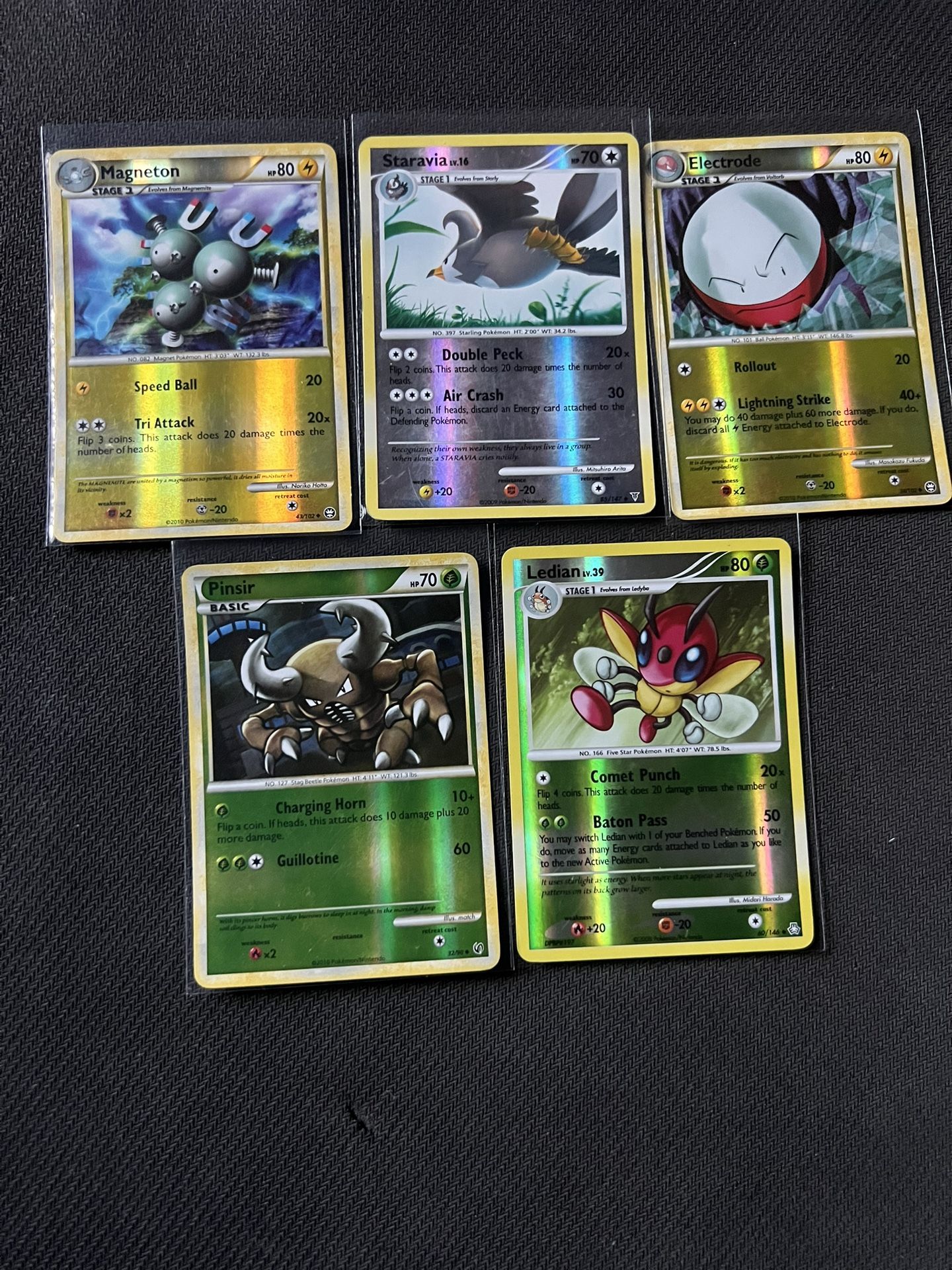 Pokemon Cards HeartGold & SoulSilver Triumphant Magneton Reverse Holo