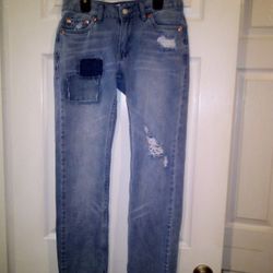Levi's Distressed Slim Fit Jeans Size 14 Regular 