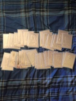 1999 MBI Inc 22k NASCAR Embossed Trading Cards Lot