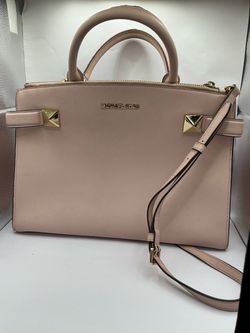 Michael Kors Pink Saffiano Leather Satchel