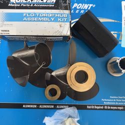 Boat propeller Aluminum Hustler #0211. #912RT619