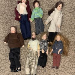 Vintage Porcelain Poseable Toy Dolls