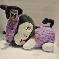 Hello Kitty Kids' 18" Sleeping Plush Kuromi 