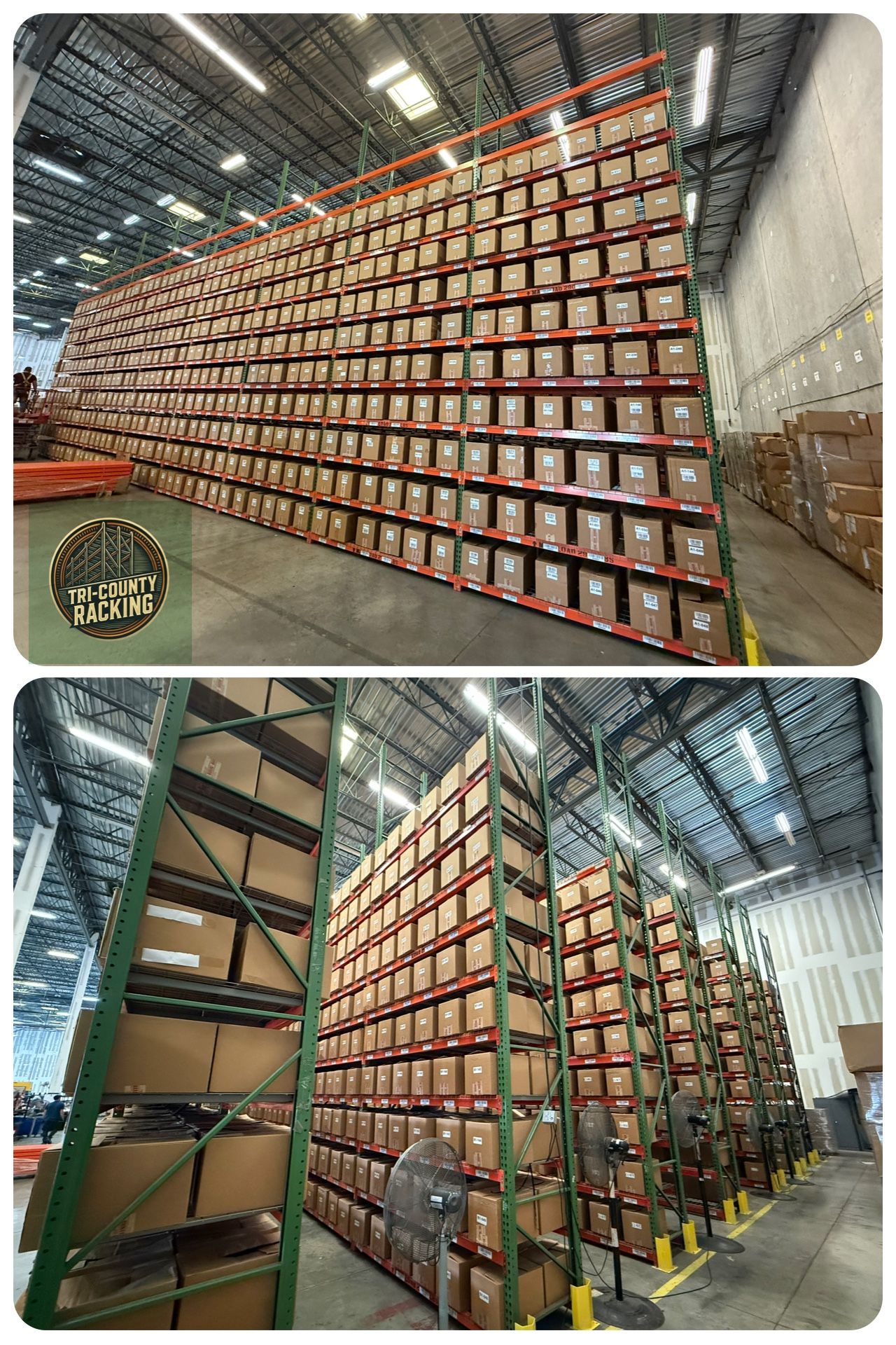 Industrial Used And New Pallet Racks Tri County Racking Teardrop Pallet Racks