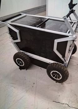 Heavy Duty Frozen Wagon Cart with All-Terrain Wheels