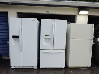 White fridges galore every size every style with a warranty
