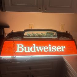 Budweiser Pool Table Light 
