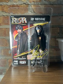 ROH Figures Toy Company Series 5 Jay Briscoe SIGNED AUTOGRAPH