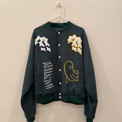 Bluboy x Wntd Suede Varsity Jacket