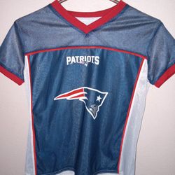 NE Patriots NFL Youth Medium Double-sided Jersey 