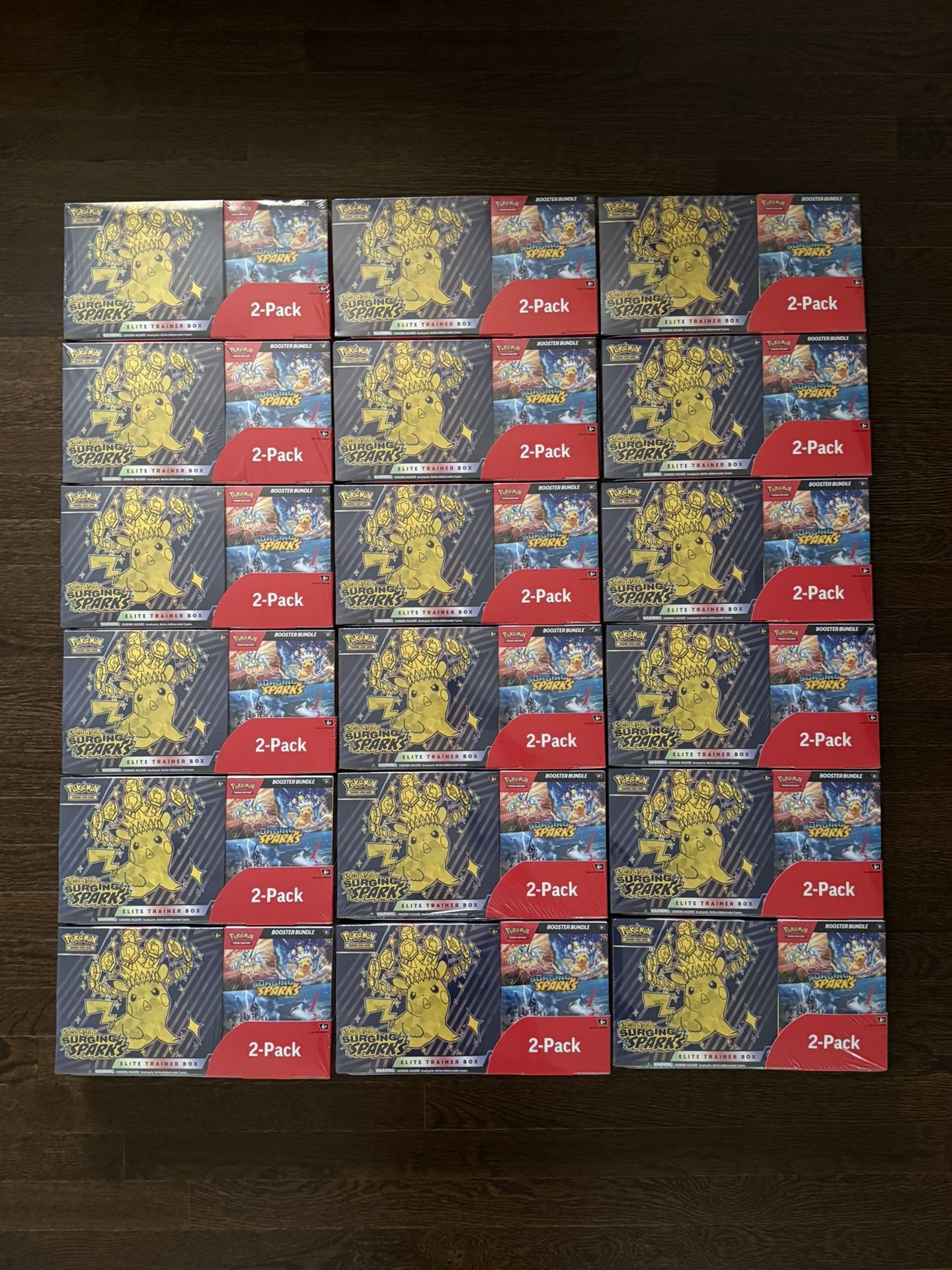 Surging Sparks Etb+ booster bundle