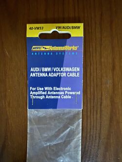 Antenna Adapter for Volkswagen, BMW and Audi. Metra 40-VW53