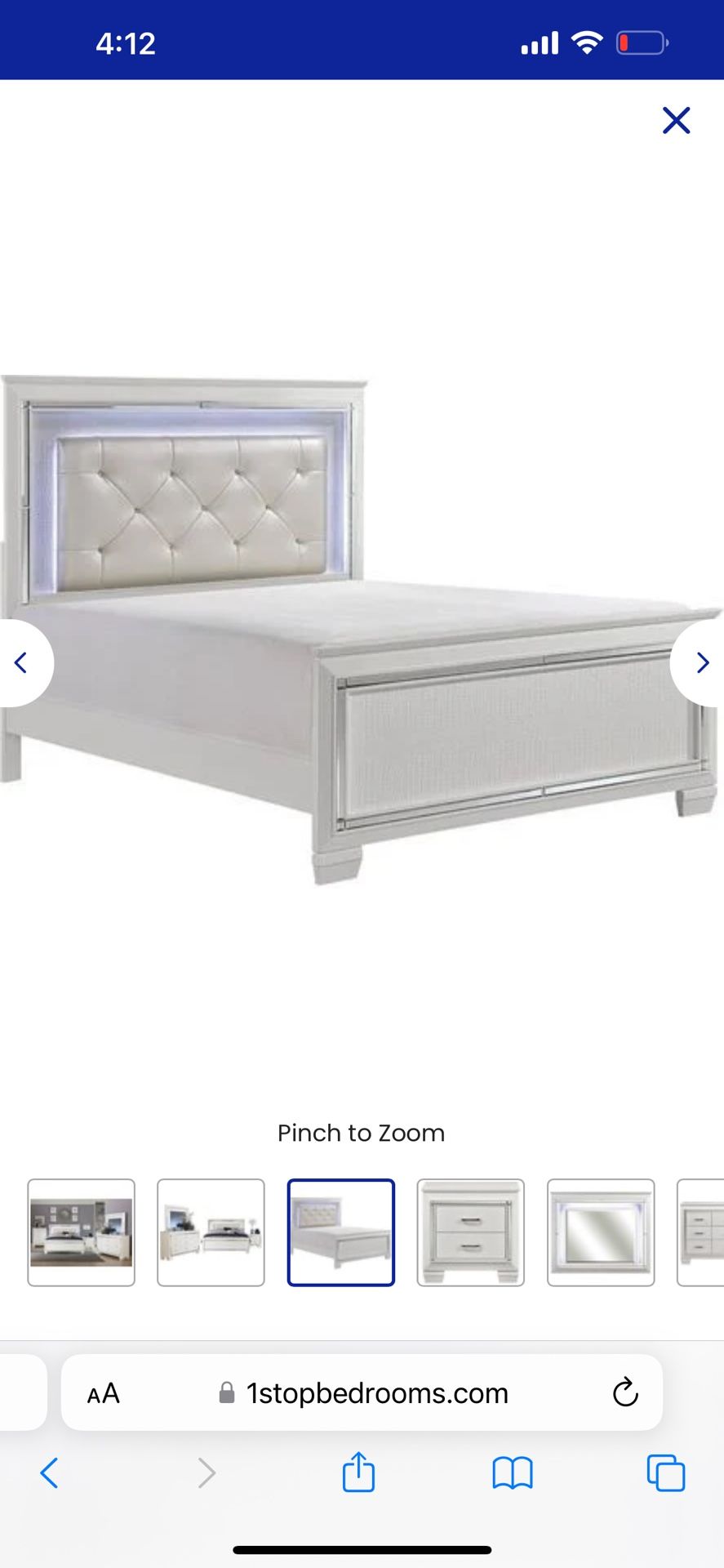 Led Bed White