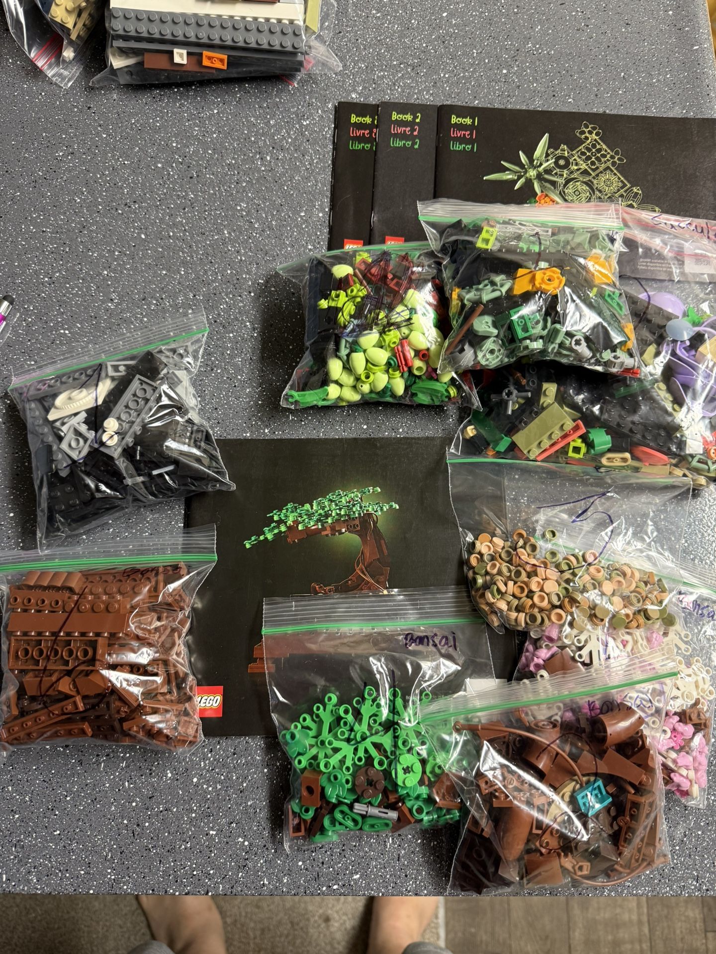 Lego Bonsai And Lego succulents 10309, 10281