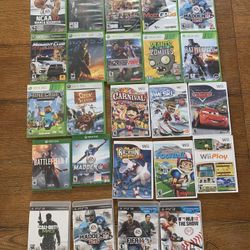 24 Video Games $25 For Bundle Xbox Wii PS3 One 