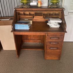 Antique Roll top Desk