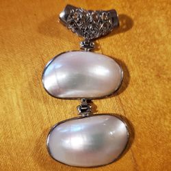 Silver Freshwater Pearl Pendant
