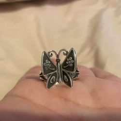 James Avery butterfly ring