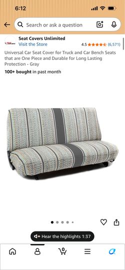 Seat cover