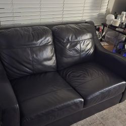 Leather Sofa + Love Seat