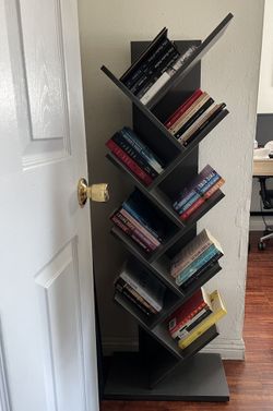 Grey Bookshelf