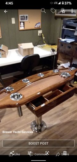 Custom-made teak rocket launcher