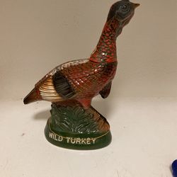 Vintage Wild Turkey Bourbon Container