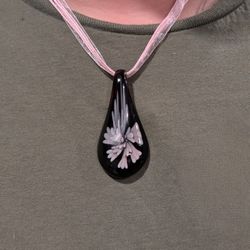 Handmade Glass Pendant Necklace