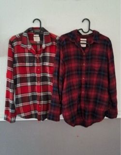 American Eagle Women's Flannel Longsleeve Shirt