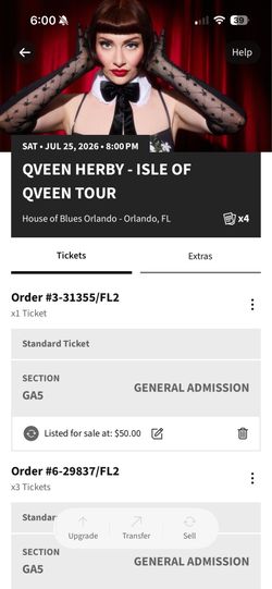 QVEEN herby concert tickets