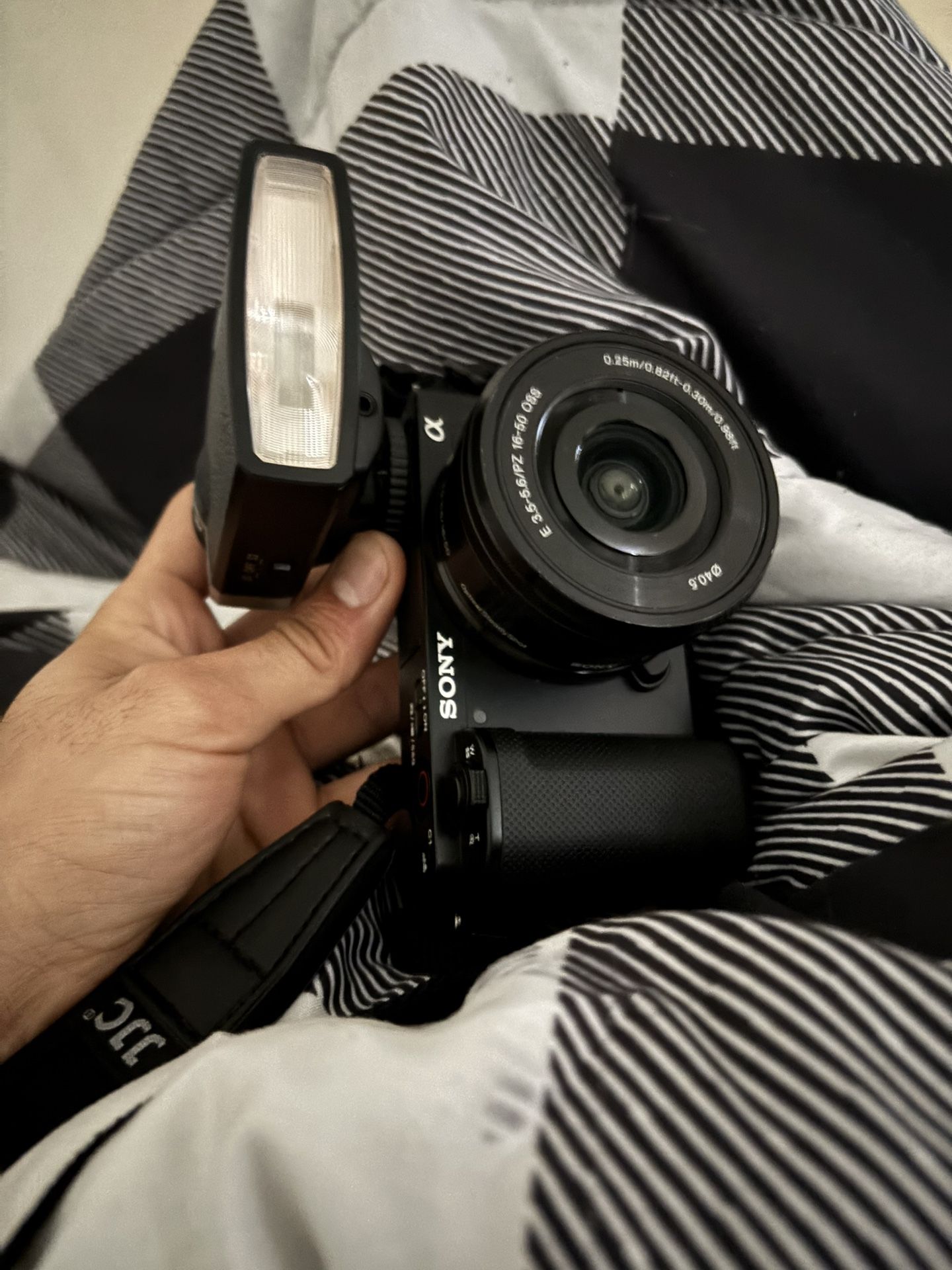 Sony Zve-10 + Flash