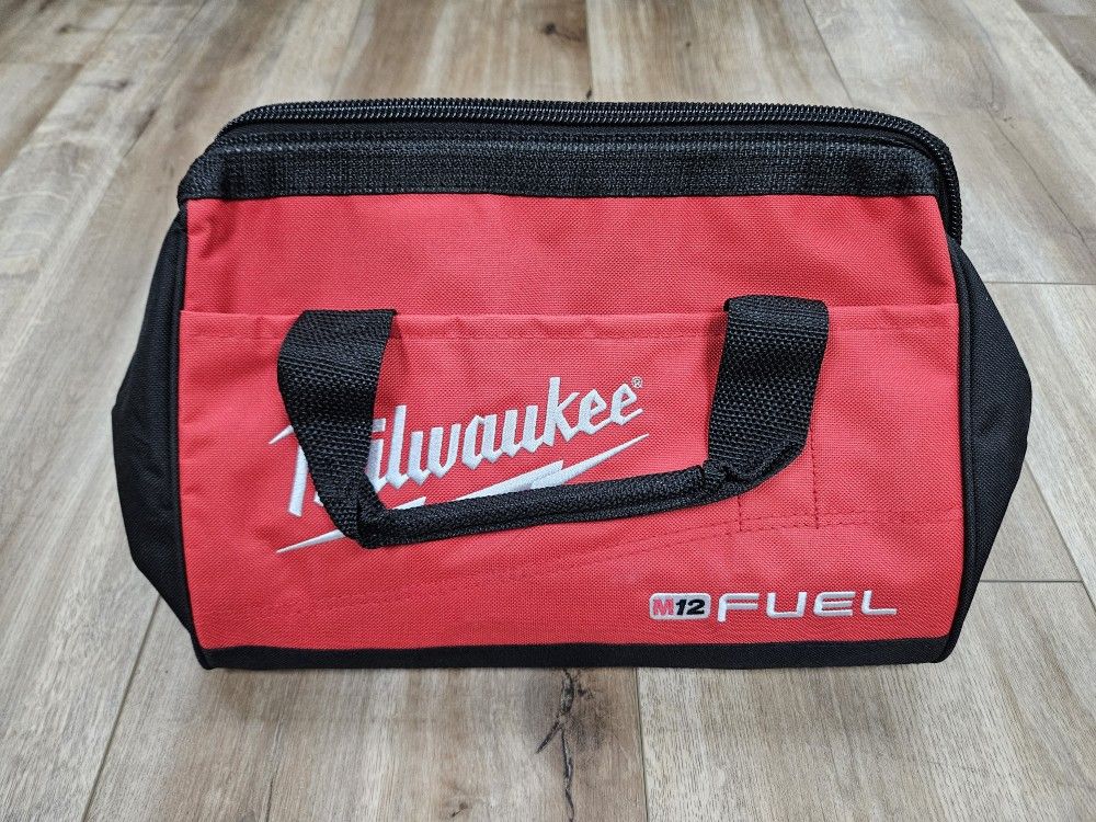 NEW Milwaukee M12 Fuel 13" Zippered Tool Bag