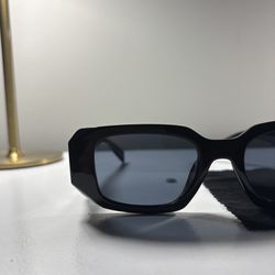 Prada Summer PR17WS Unisex Black Luxury shades / sunglasses